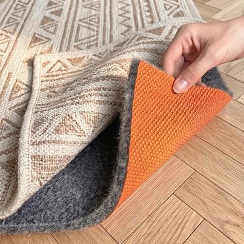 6 x 9 Ft Non‑Slip Rug Pad, Felt Natural Rubber Backing for Area Rugs