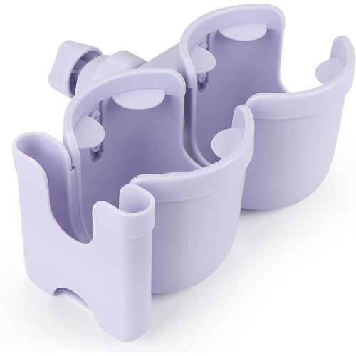 Accmor Stroller Cup Holder with Phone Holder, Bike Cup Holder, Universal Cup Holder for Uppababy Nuna Doona Strollers, 2-in-1 Cup Holder for Walker, Wheelchair, Scooter