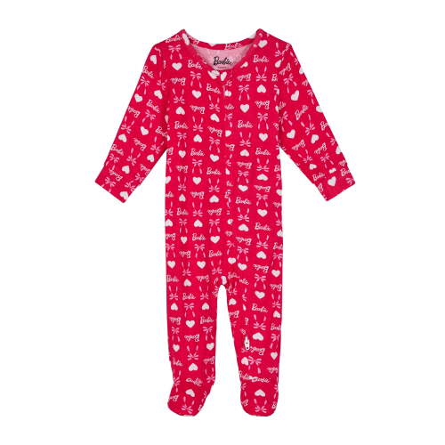 Barbie Baby One-Piece Footed Blanket Sleeper, Sizes NB-9M
