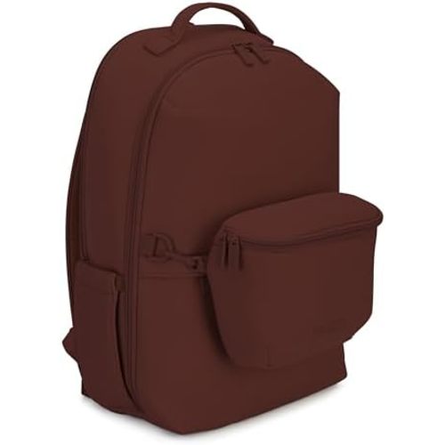 Parker Baby Drift Neoprene Backpack & Belt Bag | Roomy, Soft & Water Resistant | Travel Essentials w/ Diaper Changing Pad | No-Bulk Design w/ Adjustable Stroller Straps in Modern & Neutral Colors