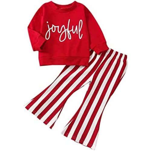 Toddler Baby Girl Halloween Clothes Pumpkin Outfits Set Pullover Sweatshirt Tops+Flare Pants Fall Winter Baby Clothes