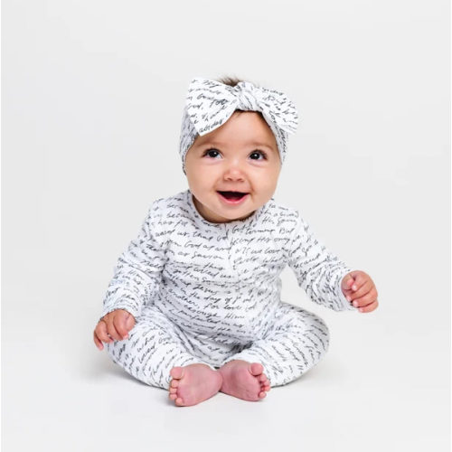 Love One Another Footless Onesie Cotton