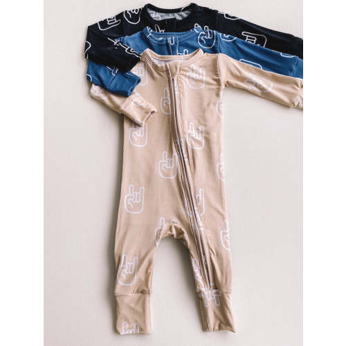 rock on bamboo romper