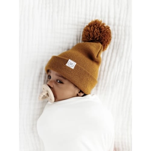 Beanie - Camel Brown