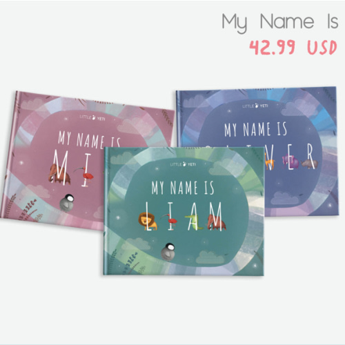 Little Yeti | “My Name Is”Personalized book for the little ones - Little Yeti