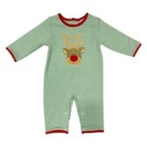 Three Sisters Reindeer Applique Romper - Ruffle Me This