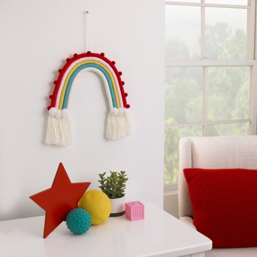 Indigo Safari Nojo Rainbow Tapestry Yarn 3D Wall Decor | Wayfair