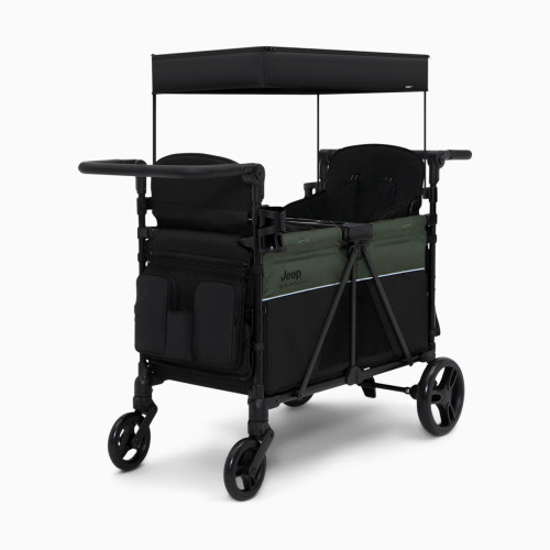 Delta Children Jeep Aries Stroller Wagon - Black/Green