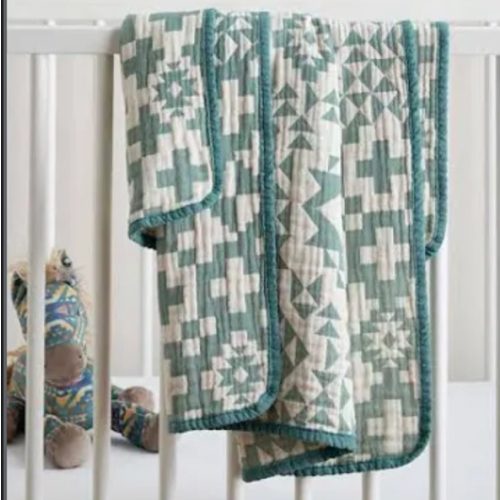 BLUE RIDGE ORGANIC COTTON BABY BLANKET