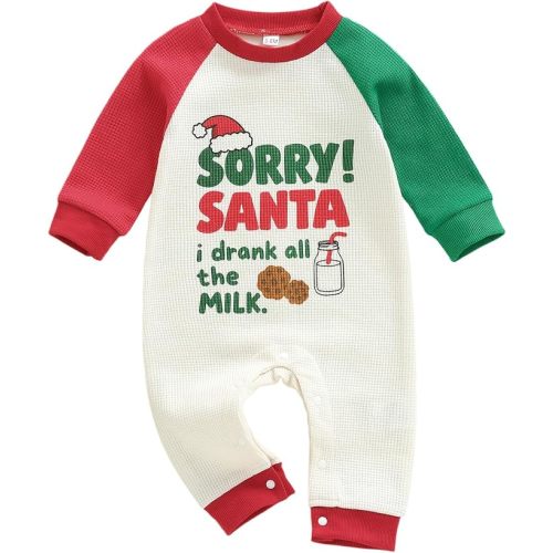 BemeyourBBs Newborn Baby Boy Fall Winter Clothes Long Sleeve Romper Jumpsuit Cute Infant One Piece Outfit