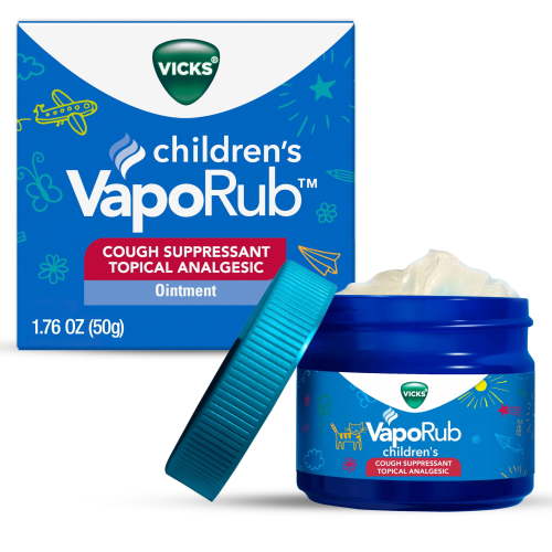 Vicks Children's VapoRub, Topical Chest Rub & Cough Suppressant, 1.76 oz