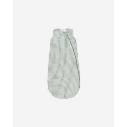 Quincy Mae Bamboo Sleep Bag / Sage Grid