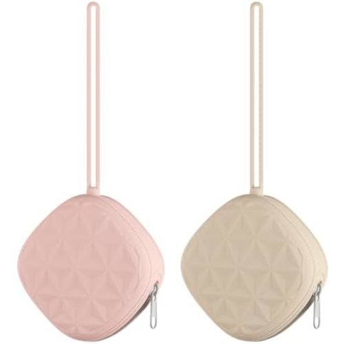 Silicone Pacifier Case for Diaper Bag, Newborn Baby Pacifier Holder Case For Boys & Girls (Color 4)