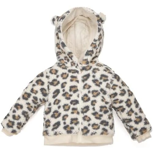 Baby Girl Fleece Jacket Coat - Soft, Warm & Cozy Fleece Winter Fall Jacket for Girls 3M-2T