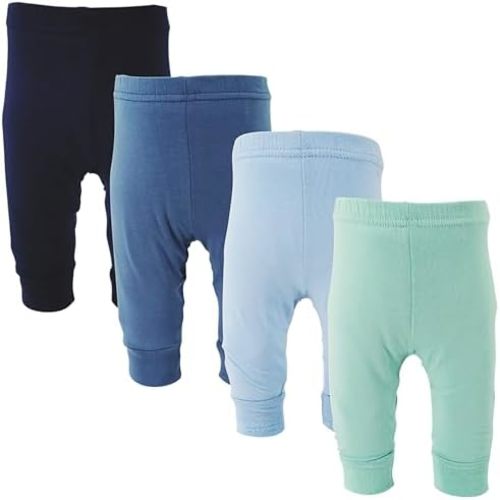 123 Bear Infant and Toddler Soft Cotton Spandex Boys and Girls Pants Multipacks