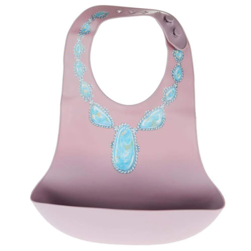 Western Grande Baby Green Squash with Purple Bib