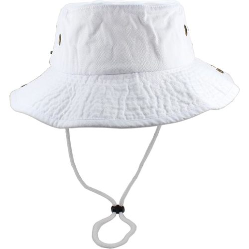 Gelante 100% Cotton Stone-Washed Adjustable Bucket Safari Boonie Sun Hats