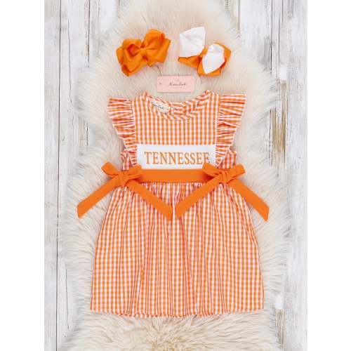 Tennessee Smocked Gingham romper