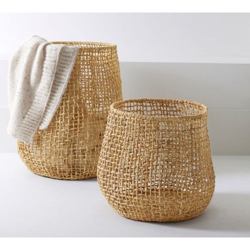 Asha Handwoven Tote Baskets