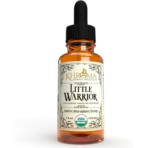 Little Warrior - Organic Children's Immunity Booster - 2 oz Delicious Liquid Supplement - by Khroma Herbs