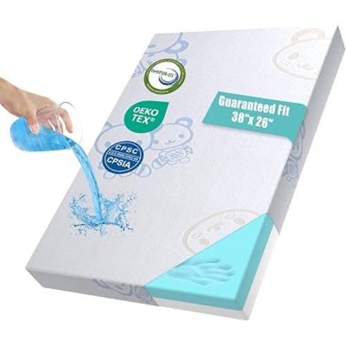 38"x26"x1.42" Dual-Sided Gel Memory Foam Pack and Play Mattress Pad