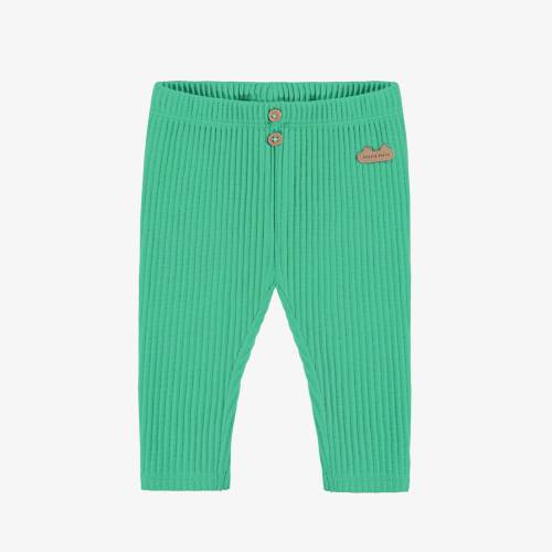 Legging vert en tricot côtelé, naissance | Souris Mini - Souris Mini