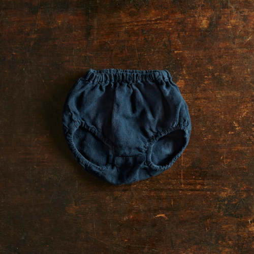 Linen Baby Bloomers in blue – MamaOwl