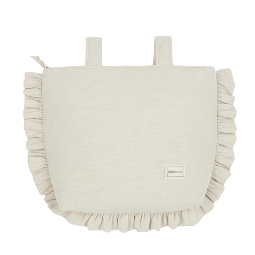Ruffle Linen Bag · Minicoton