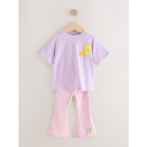 Buy Pink Bluey Short Sleeve T-Shirt and Flare Set (3mths-7yrs) from Next USA
