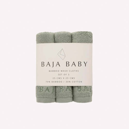 Washcloth (3 pack) - Sage