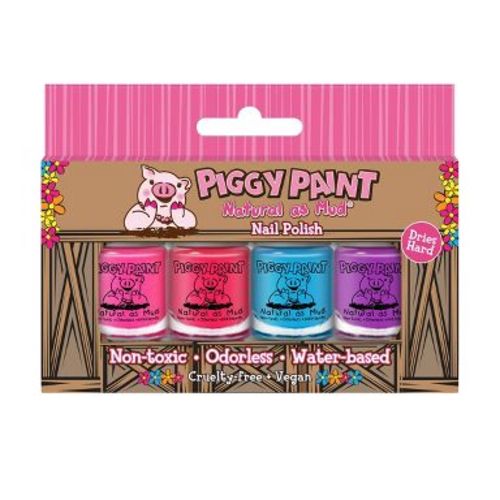 Piggy Paint Nail Polish Set - 0.48 fl oz - Natural as Mud - 4pk