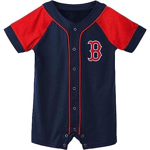 Outerstuff MLB Unisex-Baby Newborn & Infants 0-24 Months Little Slugger Creeper Bodysuit Romper