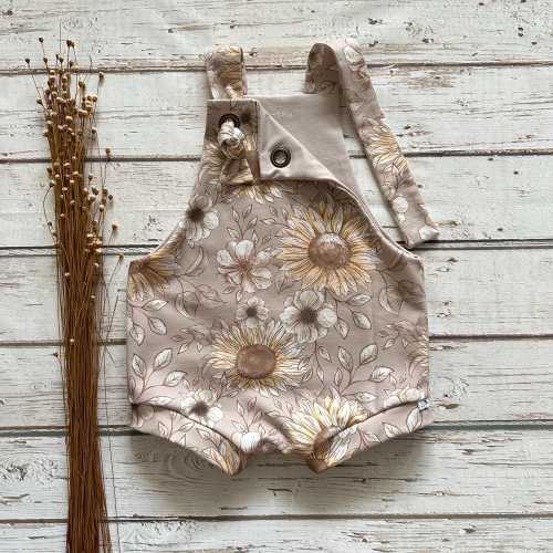 NEW! “Sunflowers”/Infant Overalls/Toddler Overalls