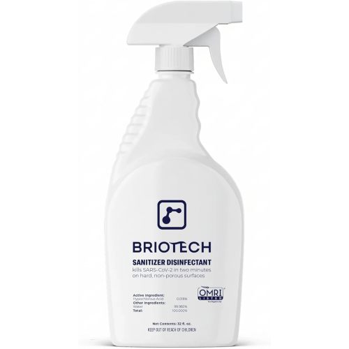 Sanitizer Disinfectant Hypochlorous Spray, Kill 99.99% of Viruses & Bacteria, Control Mold, Eliminate Odor, Gentle for Nursery & Play Rooms, Food Contact Surface Sanitizer, 32 fl oz