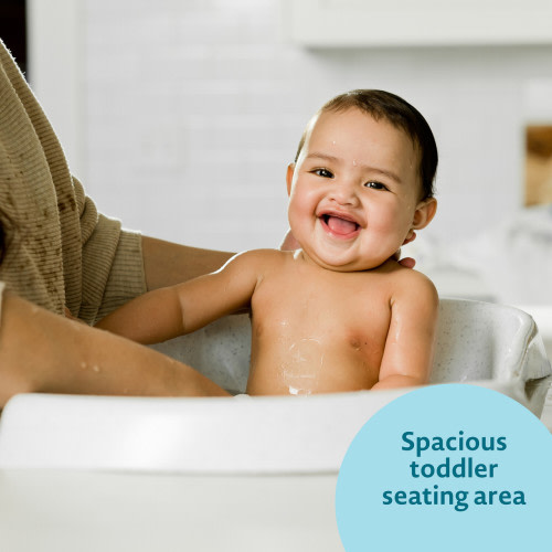 Rain Shower Baby Spa Tub - 3 Stage Baby Bathtub with Soothing Spray Showerhead [Y7830CA4]