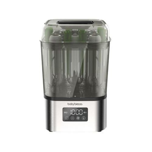 Baby Brezza SuperQuick 10 Minute Sterilizer Dryer Device Stainless Steel