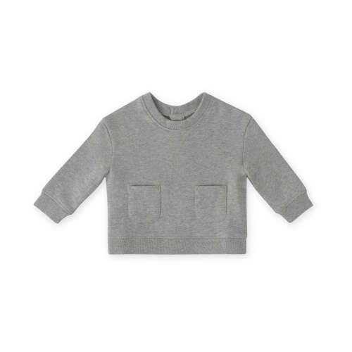 French Terry Pocket Sweatshirt - Heather Grey