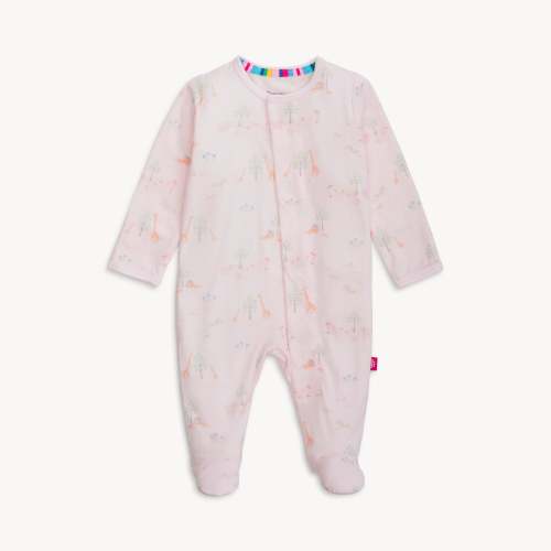 Magnetic Me Footie – Pink Serene Safari, 0-3M