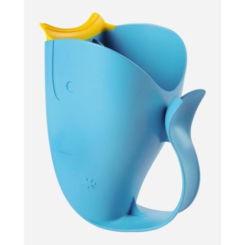 Skip Hop Baby Bath Rinse Cup MOBY Tear-Free Waterfall Rinser Blue Age 0+
