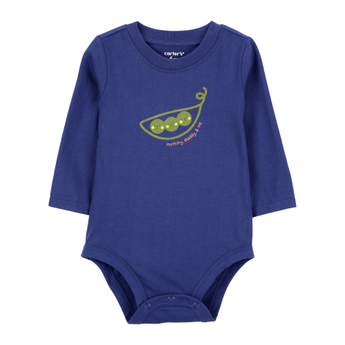 Baby 'Mommy, Daddy & Me' Peas Collectible Bodysuit - Carter's | Carter's