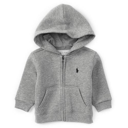 Ralph Lauren Baby Boys Long Sleeve Hooded Fleece Jacket