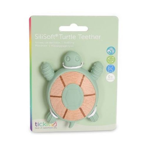 TickiT® SiliSoft® Turtle Teether, Neutral