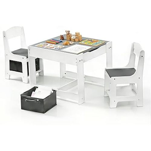 Wood Toddler Table and Chair Set