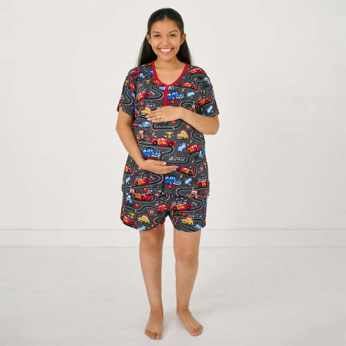 Disney & Pixar Piston Cup Women's Pajama Shorts | Little Sleepies