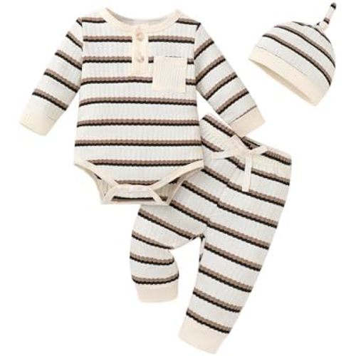 Renotemy Newborn Baby Boy Clothes Winter Outfit Essentials Preemie-12Months