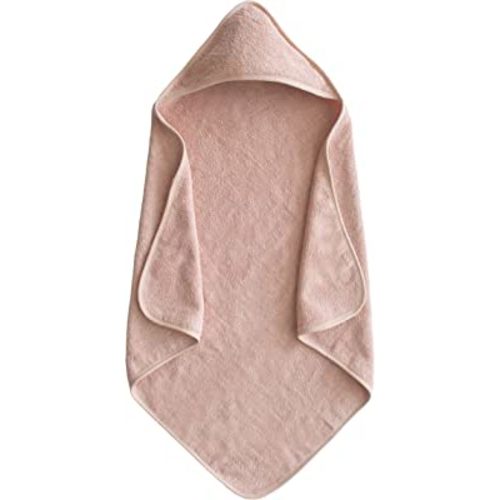 mushie Baby Hooded Towel | Organic Cotton (Blush)