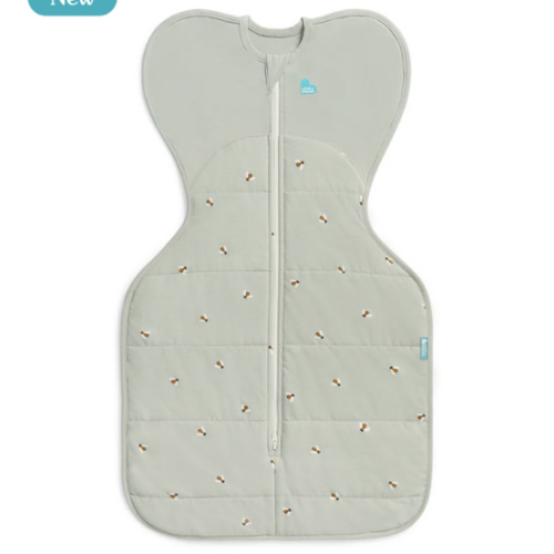 Swaddle Up™ 2.5 TOG Cotton Olive Bees