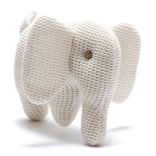 Knitted Elephant Rattle