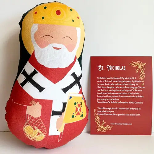 St Nicholas "Snuggly Saints" Doll — Draw Near Designs