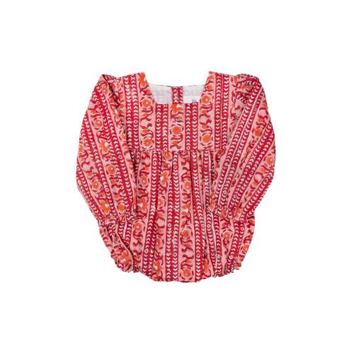 Persimmon Block Print Bubble- FINAL SALE